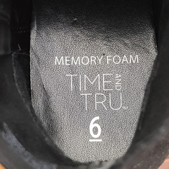 Black Faux Suede Ankle Boot - Picture 8 of 8